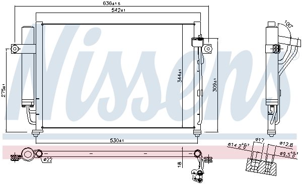 NISSENS 94646 кондензатор,...