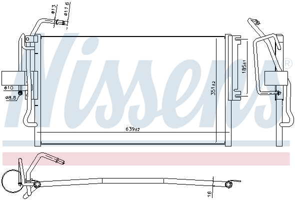 NISSENS 94653 кондензатор,...