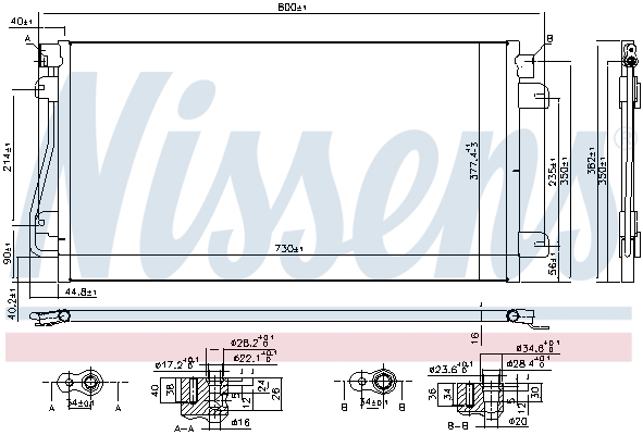 NISSENS 94660 кондензатор,...