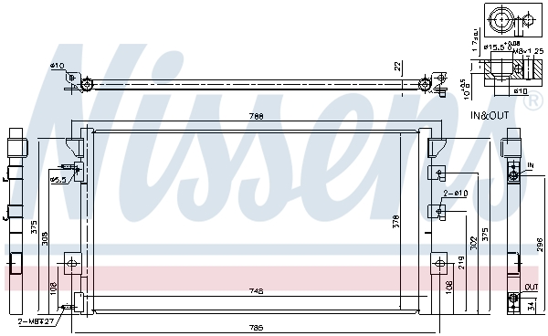 NISSENS 94680 кондензатор,...