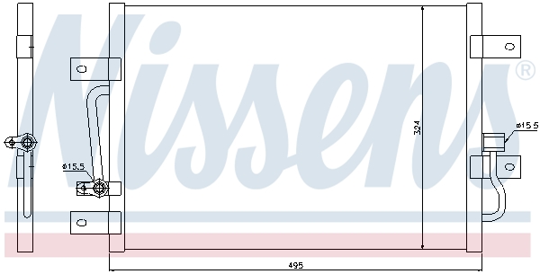 NISSENS 94692 Condensatore,...