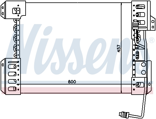 NISSENS 94714 кондензатор,...