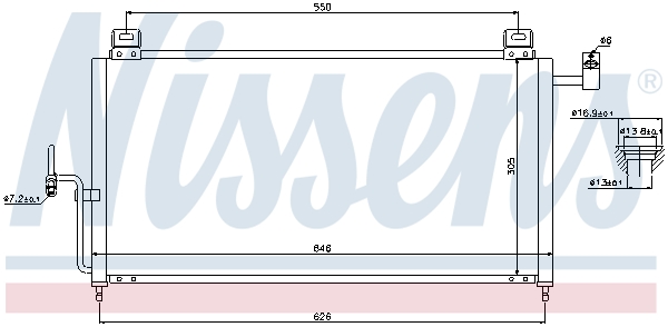 NISSENS 94720 кондензатор,...