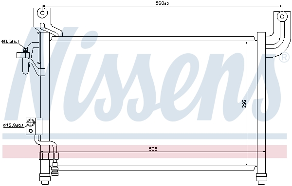 NISSENS 94729 кондензатор,...