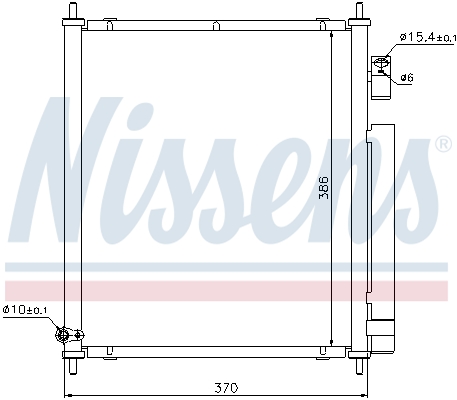 NISSENS 94734 кондензатор,...