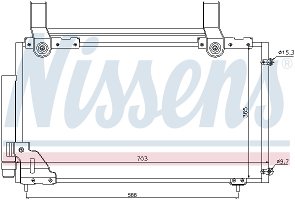 NISSENS 94735 кондензатор,...