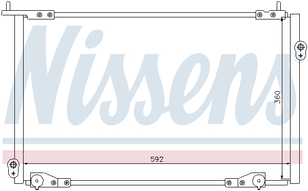NISSENS 94736 Condensatore,...