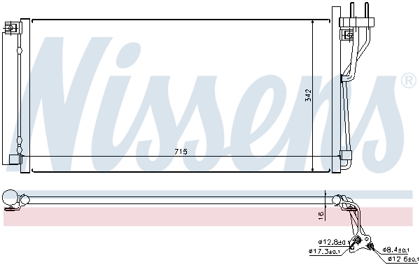 NISSENS 94804 кондензатор,...