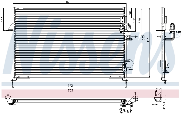 NISSENS 94808 кондензатор,...