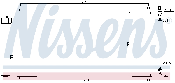 NISSENS 94830 кондензатор,...