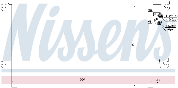 NISSENS 94900 Condensatore,...