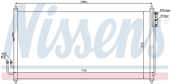 NISSENS 94907 кондензатор,...