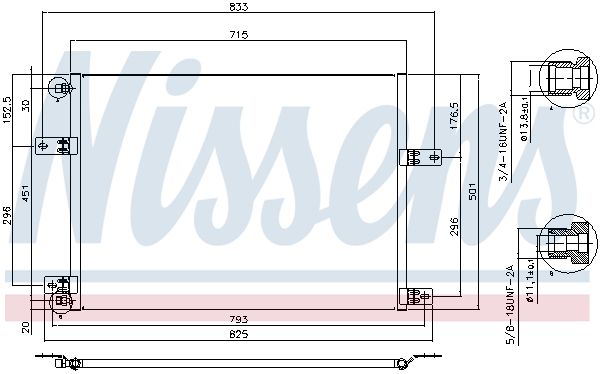 NISSENS 94912 кондензатор,...