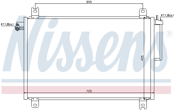 NISSENS 94913 кондензатор,...