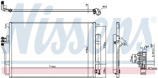 NISSENS 94917 ** FIRST FIT...