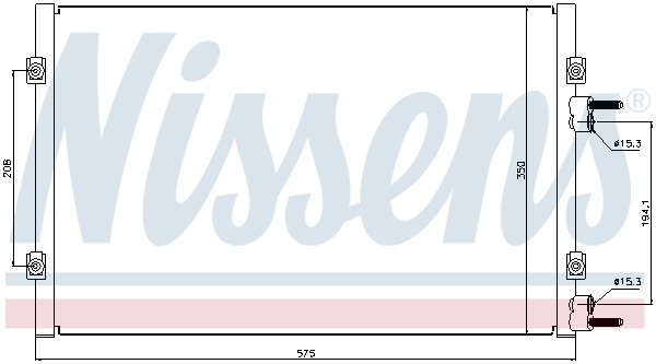 NISSENS 94928 Condensatore,...