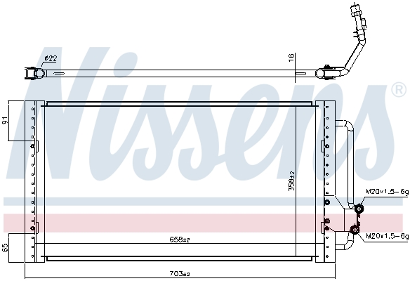 NISSENS 94939 кондензатор,...