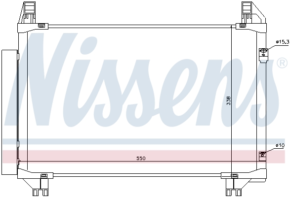 NISSENS 94991 кондензатор,...