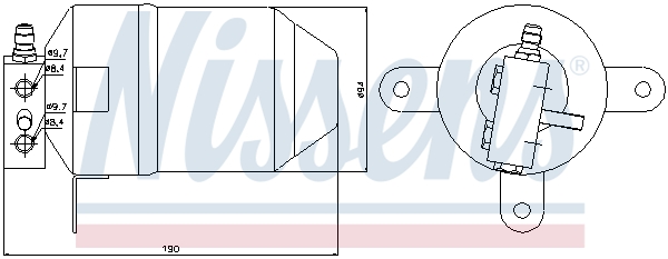 NISSENS 95006 изсушител,...