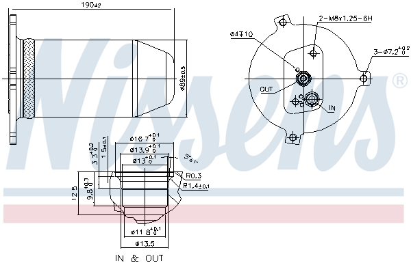 NISSENS 95007 изсушител,...