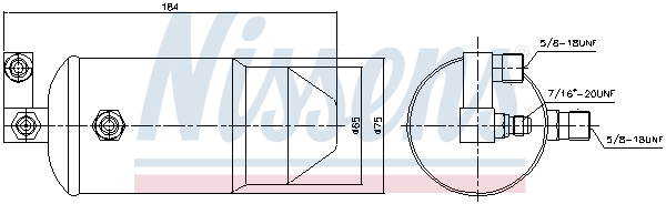 NISSENS 95010 изсушител,...