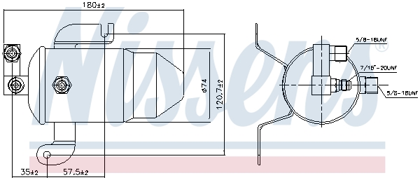 NISSENS 95011 изсушител,...