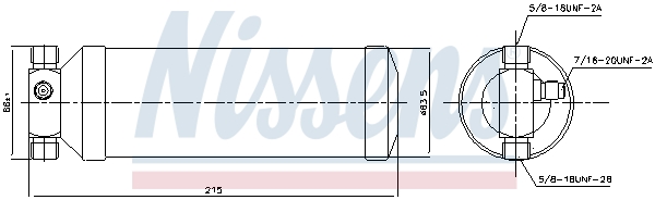 NISSENS 95036 изсушител,...