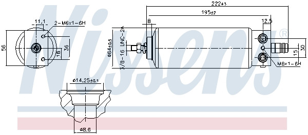 NISSENS 95039 изсушител,...