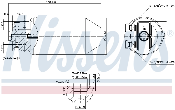 NISSENS 95048 изсушител,...