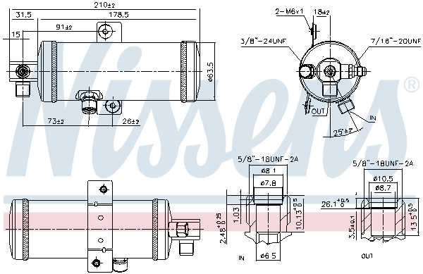 NISSENS 95060 Essiccatore,...