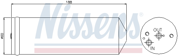 NISSENS 95065 изсушител,...