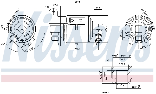 NISSENS 95109 изсушител,...