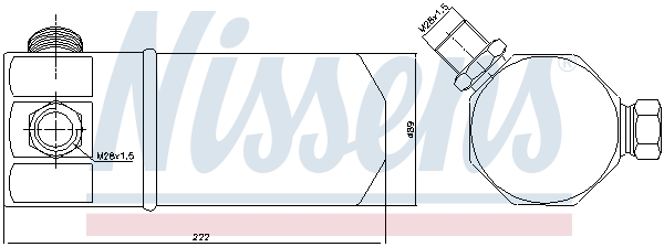 NISSENS 95117 изсушител,...