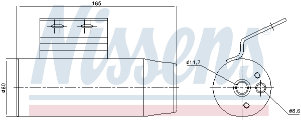 NISSENS 95124 изсушител,...