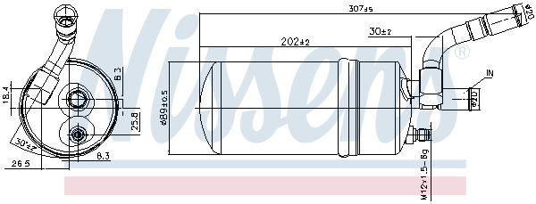 NISSENS 95129 изсушител,...