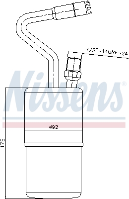 NISSENS 95135 изсушител,...