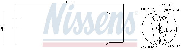 NISSENS 95170 изсушител,...