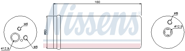 NISSENS 95171 изсушител,...