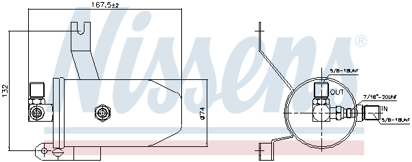 NISSENS 95202 изсушител,...