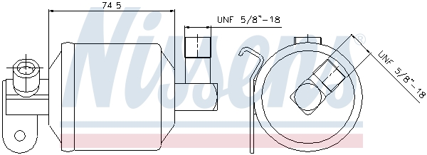 NISSENS 95204 Essiccatore,...