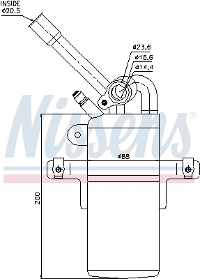 NISSENS 95213 изсушител,...