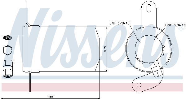 NISSENS 95228 изсушител,...