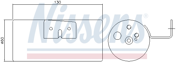 NISSENS 95232 изсушител,...