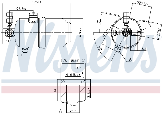 NISSENS 95234 изсушител,...