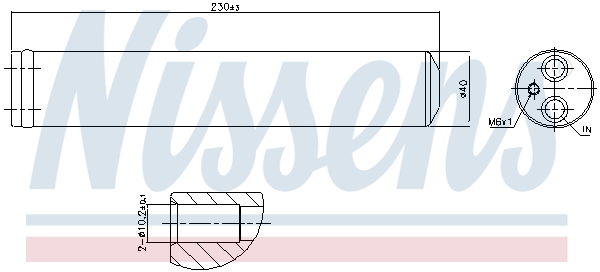 NISSENS 95241 изсушител,...