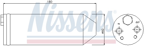 NISSENS 95256 изсушител,...