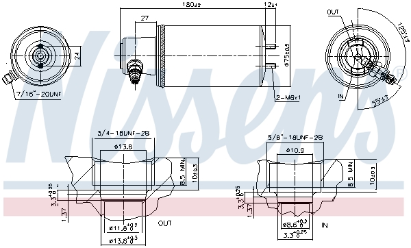 NISSENS 95260 изсушител,...