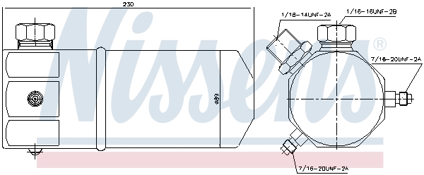 NISSENS 95309 изсушител,...