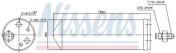 NISSENS 95323 изсушител,...