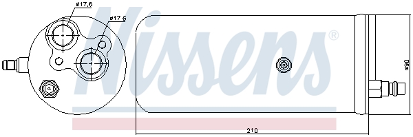 NISSENS 95329 изсушител,...